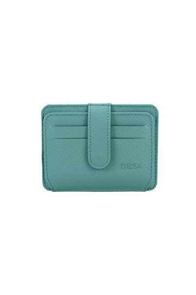 Desa Lenora Green Women's Leather Card Holder