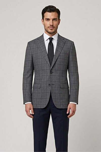 Uki LACİVERT Slim Fit 6 Drop Takım Elbise