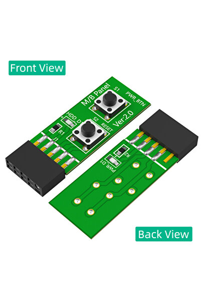Choice green DIY PC Assembly Tool Reliable 10Pin 2x5Pin Mainboard Switching T...