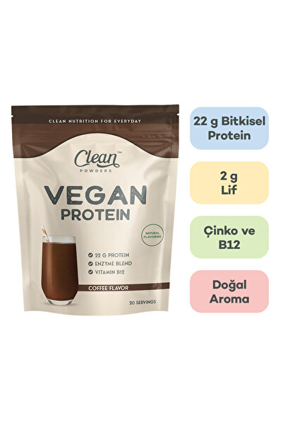 Clean Powders Vegan Protein 600 gr - Kahve