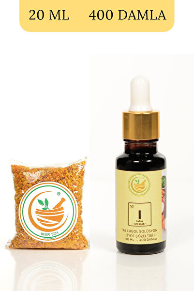 iksir i şifa vesile 2010 Lugol Iodine 5% 20 ml (with Pollen Gift)