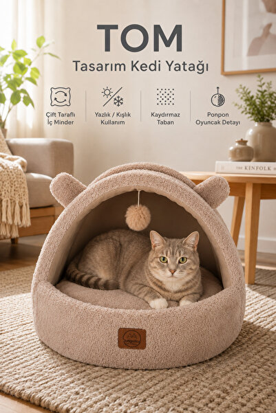 Jungolica Pet Products Tom, Çıkarılabilir Minderli, Ultra Yumuşak, Konforlu, ...
