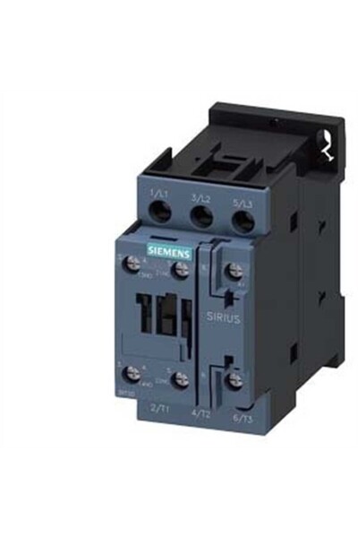 Siemens Sirius Kontaktör 3RT2026-1AF00 11kW 25A 110VAC 1NO+1NC Vida Bağlantıl...
