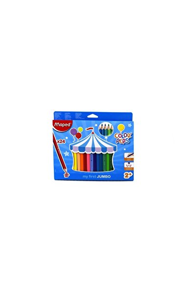 Maped 834013 24 Renk Jumbo Kuru Boya Kalemi
