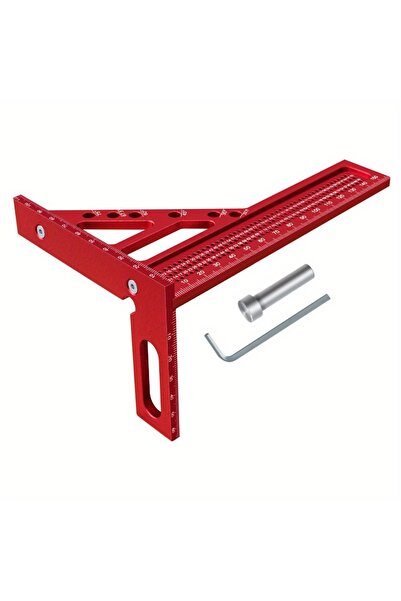 Choice1 Extended Red Lengthened Multi Angle 3D Square Protractor Drafting Tri...