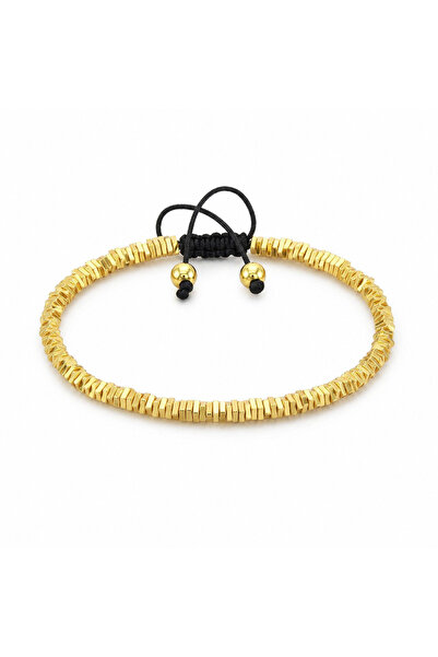 Gold Hematite Natural Stone Bracelet