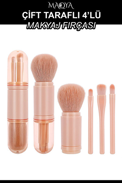 MAQYA Cosmetics Double Sided 4 Makeup Brushes