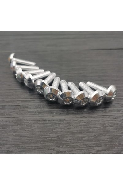 Choice4 براغي M5x16mm sil 10 قطع، براغي ألومنيوم سوداء للزينة M6 X 20mm، براغ...