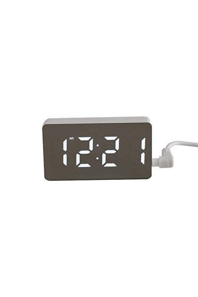 Choice white G2854A LED Electronic Watch Mirror Alarm Clock - Home Furnishing...