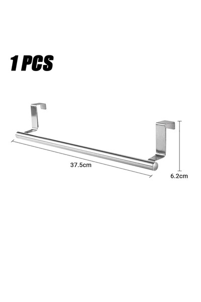 Choice 36cm 1PC 1/2 PCS Stainless Steel Towel Bar Cabinet Door Towel Hanging ...