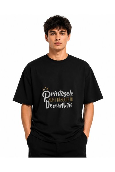Inscriptie Ουνισέξ Βαμβακερό T-shirt Υψηλής Ποιότητας  "Οι Πριγκίπισσες γεννι...