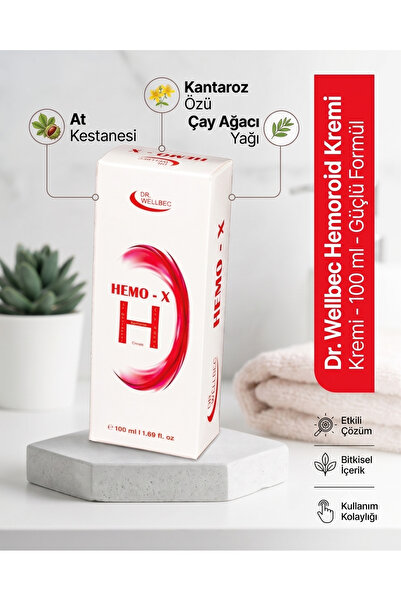 Dr Wellbec Hemo-x H.emoroid B.asur Onarıcı Krem 100ml