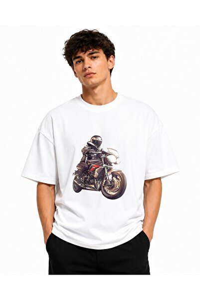 Inscriptie Unisex Premium Cotton Casual T-Shirt "Triumph Motorcycles Ltd"