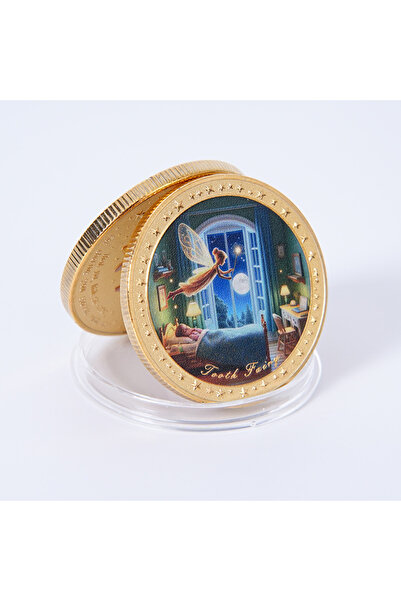 Choice D 4PCS Tooth Fairy Cartoon Souvenir Coin Collection
