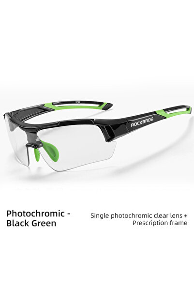 ROCKBROS Photochromic Len 10113 Photochromic Cycling Glasses Bicycle Outdoor ...