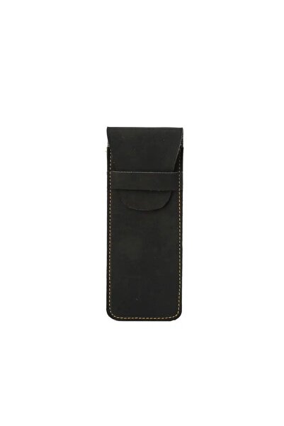 choice2 black Vintage Frosted PU Leather Flap Pen Case High-end Fountain Pen ...