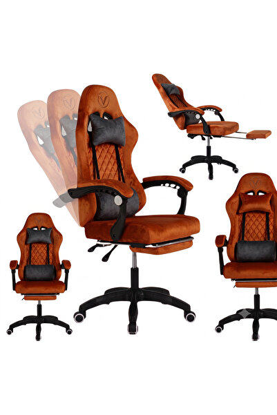 ECARLA Scaun de gaming si de birou GRIND, funcție de masaj USB, suport pentru...