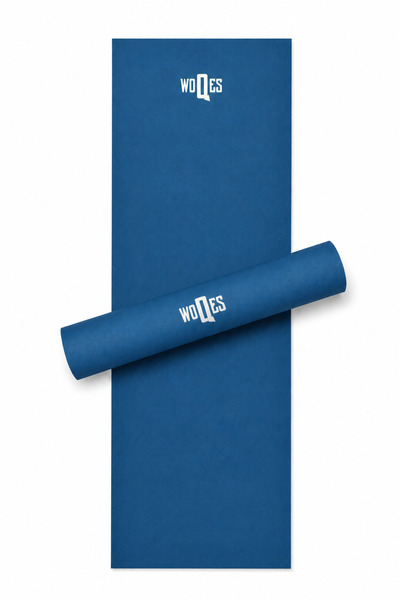 WOQES Egzersiz, Pilates ve Fitness Matı 5mm - Koyu Mavi
