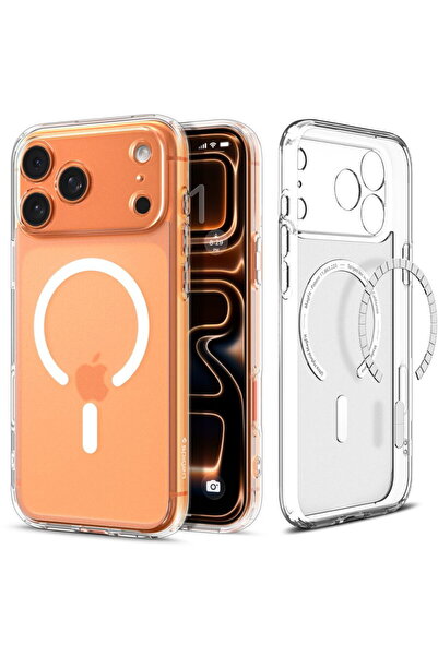 Spigen ULTRA HYBRID MAGSAFE MAGSAFE IPHONE 17 PRO MAX ALB ÎNGHEȚAT