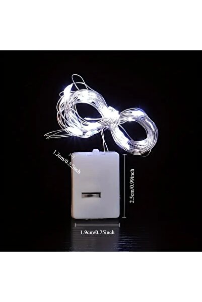 Choice 10PC 2M20LED White 4PC/10PC/40PC LED2M20LED Fairy Battery Powered Stri...
