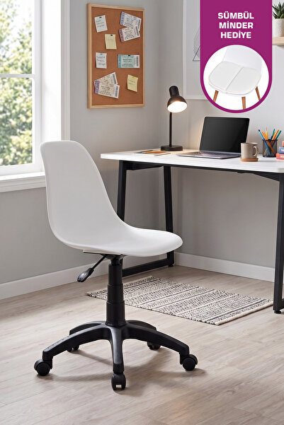 VİLİNZE Vilinze Eames Çalışma Koltuğu Tekerlekli Ofis Sandalyesi