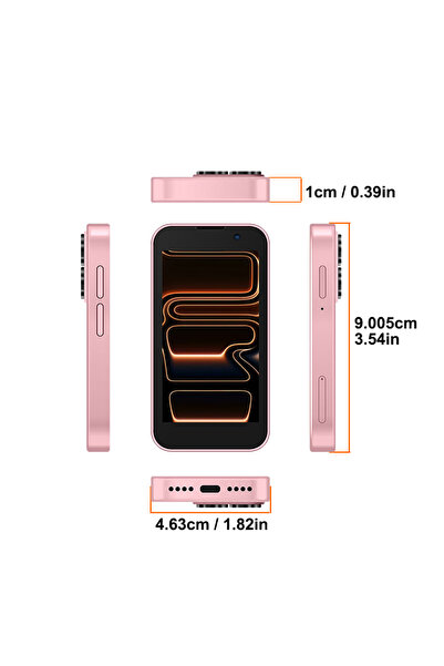 Choice1 Add 64G TF Card Pink SOYES i17 Mini Smartphone 3.0" Display 2GB RAM 1...