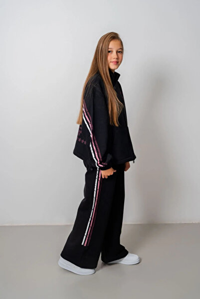 HAUSEkids Σετ για κορίτσια 9-15 ετών Design Limitless Line-Μαύρο