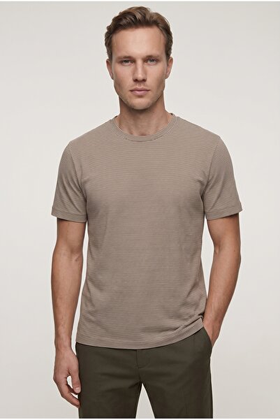 Tween Relaxed Fit Kahverengi %100 Pamuklu T-Shirt