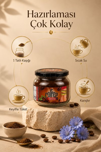 NLife Slimetime Coffee Hindiba Coffee 1 Month Supply 150 Gr