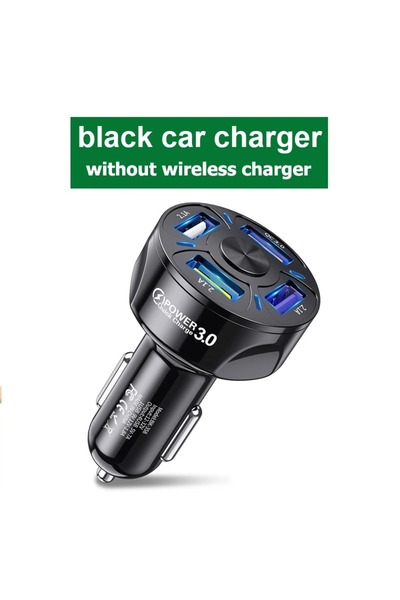 Choice1 Car Charger Black Car Wireless Charger Magnetic Automatic Infrared In...