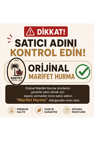 MARİFET HURMA Sugai Hurması – Çift Renkli, Özel Seçim, Yeni Mahsul (1 kg)
