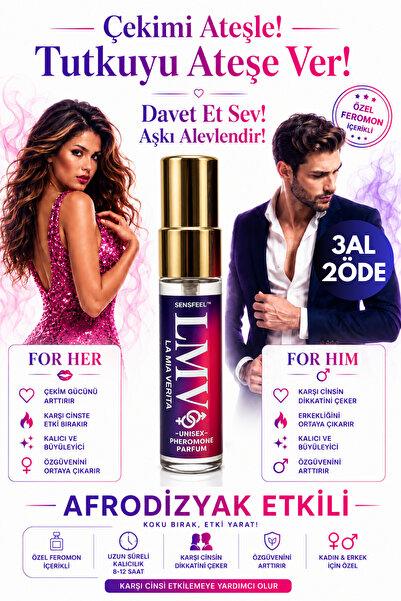la mia verita Unisex Sensfeel™ Feromon Özlü Parfüm | Kalıcı | Afrodizyaklı Ma...