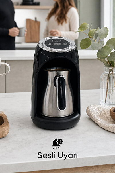 Fressi 4 Fincan Kapasiteli 500W Siyah Türk Kahve Makinesi FR-TK302
