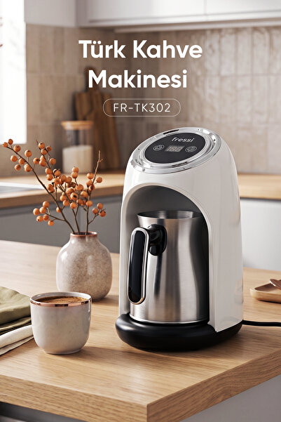 Fressi 4 Fincan Kapasiteli 500W Türk Kahve Makinesi FR-TK302