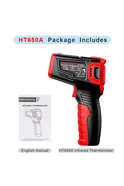 Choice1 سلسلة HT650A من HABOTEST HT650A وHT650B وHT650C، جهاز قياس درجة الحرا...