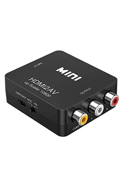 Choice black HDMI-compatible To AV RCA Adapter Converter Box 1080P RCA AV CVS...