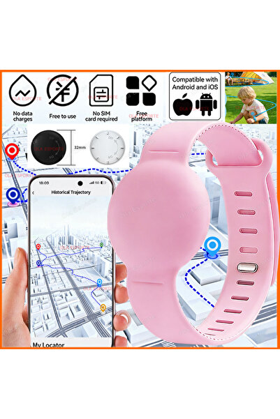 Choice3 Pink New Global Tracker Children's Wristband Waterproof Locator Suita...