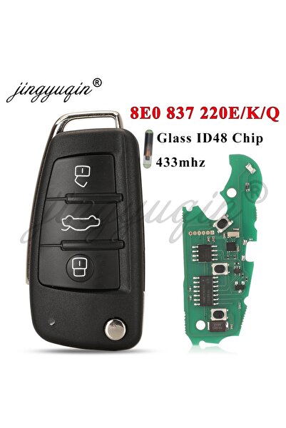 Choice جهاز تحكم عن بعد للسيارة بتردد 433/434 ميجاهرتز مع شريحة ID48 من Jingy...