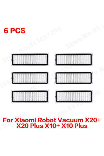 choice2 6 pcs For Robot Vacuum X20 Plus/ X20+/X10+ / X10 Plus Spare Parts Acc...