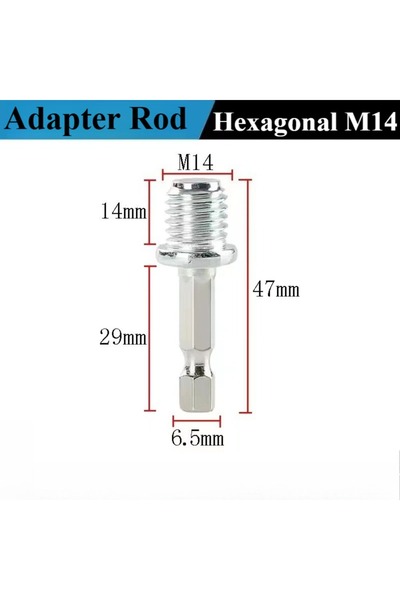 Choice3 قضيب محول لـ M14 M10/M14 بقطر 38/50 مم لقمة تفريز مخروطية ماسية لتشكي...