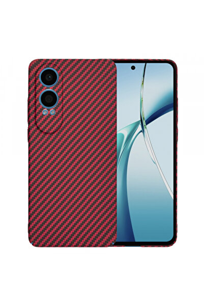 Oneplus Husa pentru Nord CE4 Lite, Techsuit, Carbonite FiberShell, Rosie