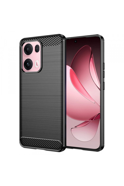 OPPO Husa pentru Reno13 Pro, Techsuit, Carbon, Neagra