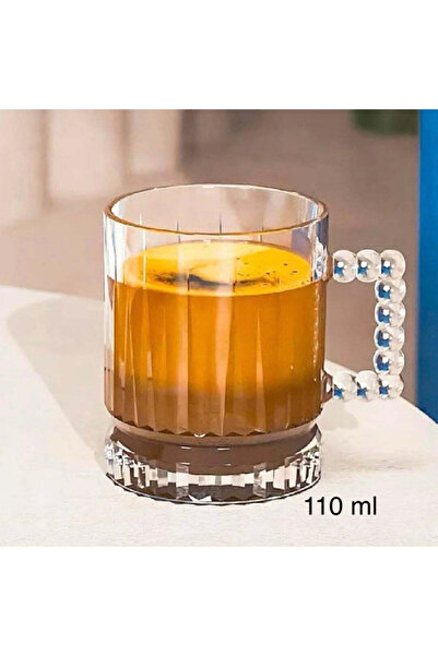 dealshopromania Set de 6 cești scurte de cafea, 110 ml, din sticlă Rayan Luce...
