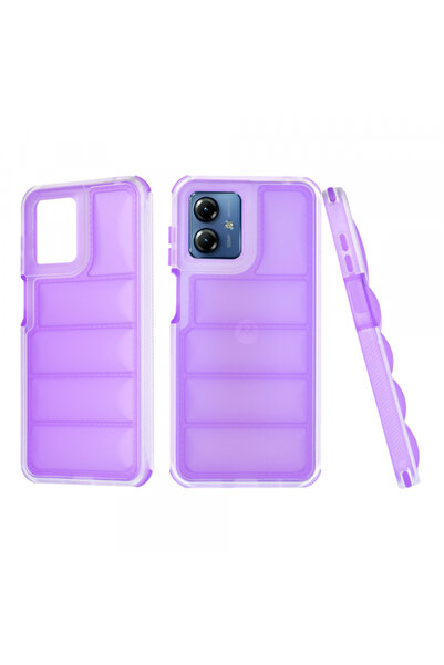 Motorola Husa pentru Moto G14, Techsuit, Wave Shield, Mov