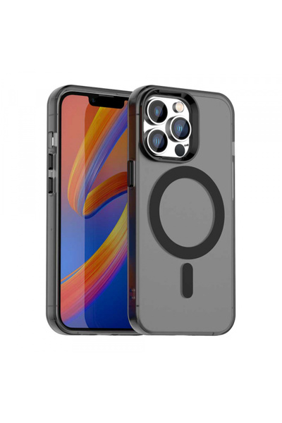 Apple Husa MagSafe pentru iPhone 13 Pro, Techsuit, CandyCase, Neagra