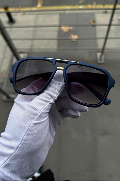 Roger Bacon Porsche Model Matte Blue Men's Sunglasses Uv400 Protection