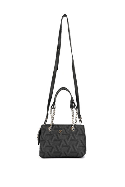 U.S. Polo Assn. Black-Black Women's Shoulder Bag Us26521