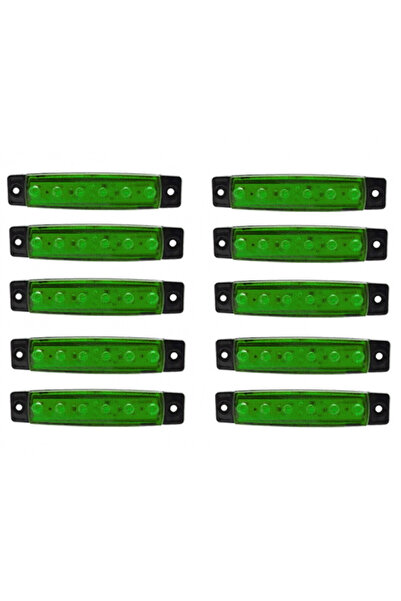 OEM LED Φώτα Όγκου Φορτηγών IP66 Πράσινα 12v 10 τεμάχια – ΟΕΜ