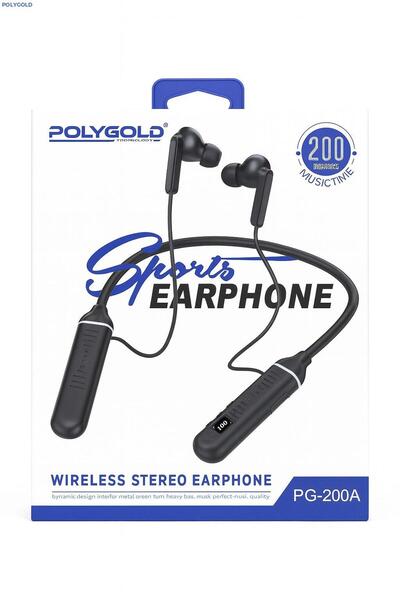 LaraThec 60 Saat Uzun Kullanım Süresi Sporcu Bluetooth Şarjlı Kulaklık Boyun ...