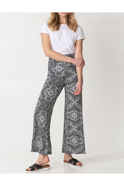 Evendi Pantaloni, Alb/Negru